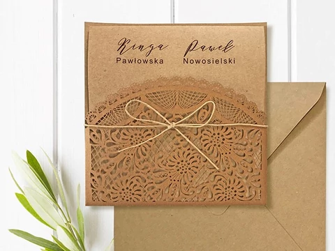 Manado esküvői meghívó