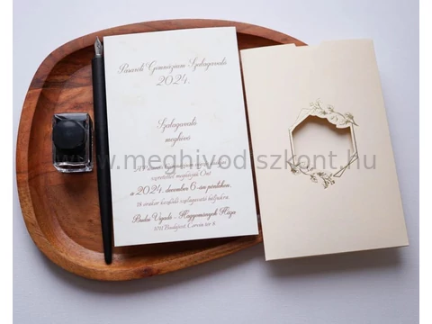 Úton Ballagási meghívó betétlap elő oldala