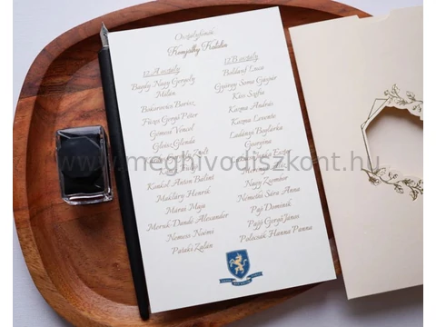 Úton Ballagási meghívó betétlap hátoldala